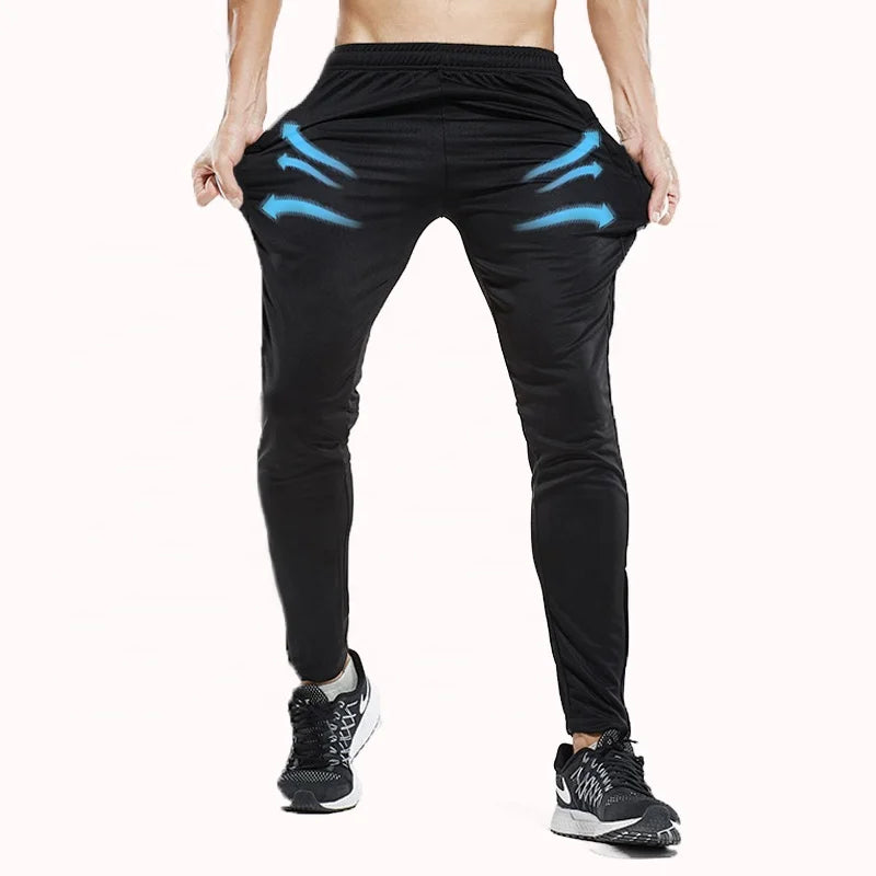 Mens Gym Joggers with Zipper