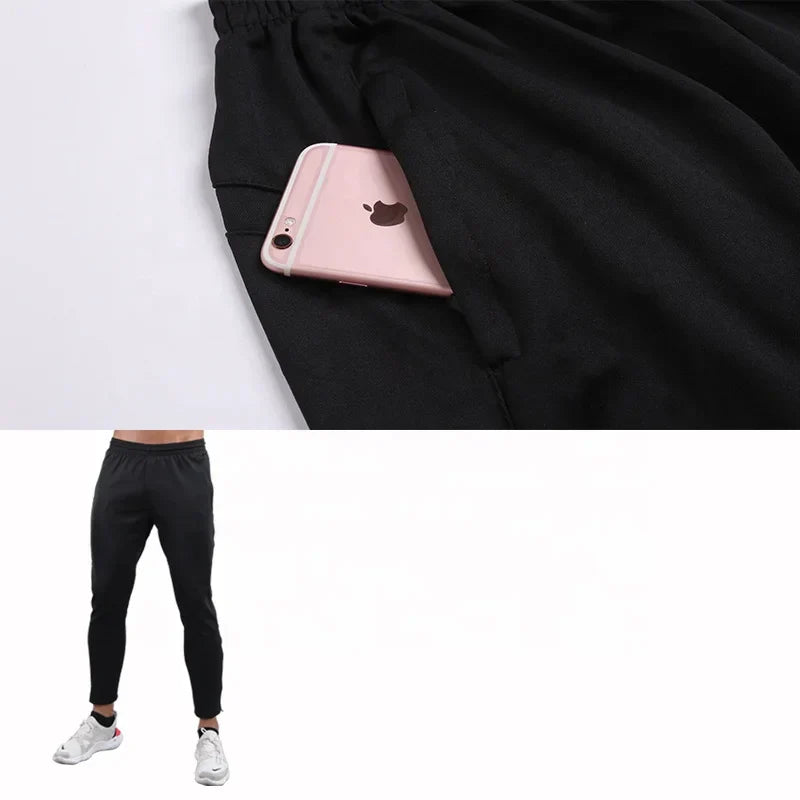 Mens Gym Joggers with Zipper